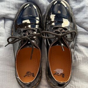 Dr. Martens Shiny Black Oxfords